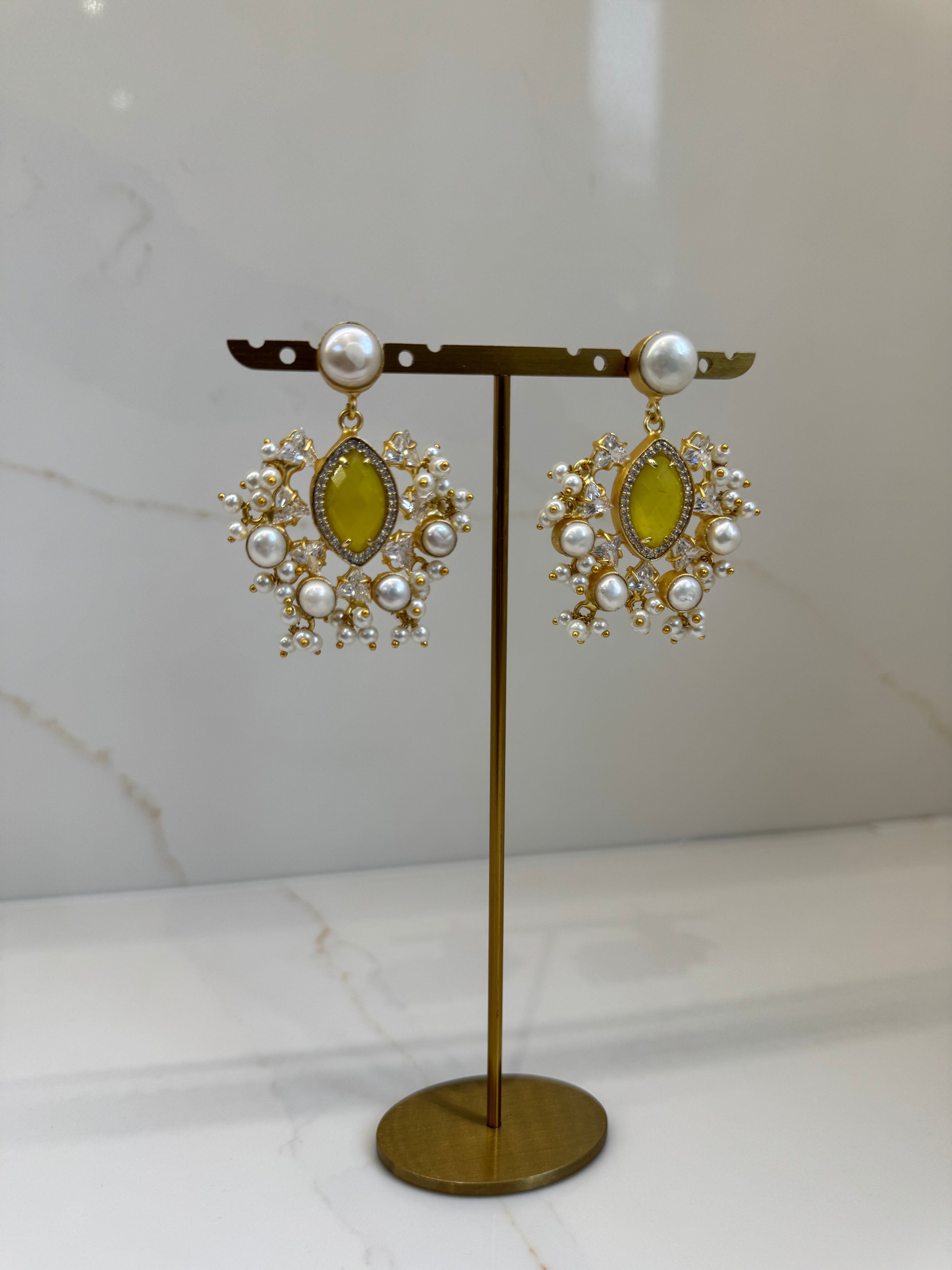 Chartreuse Yellow Pearls