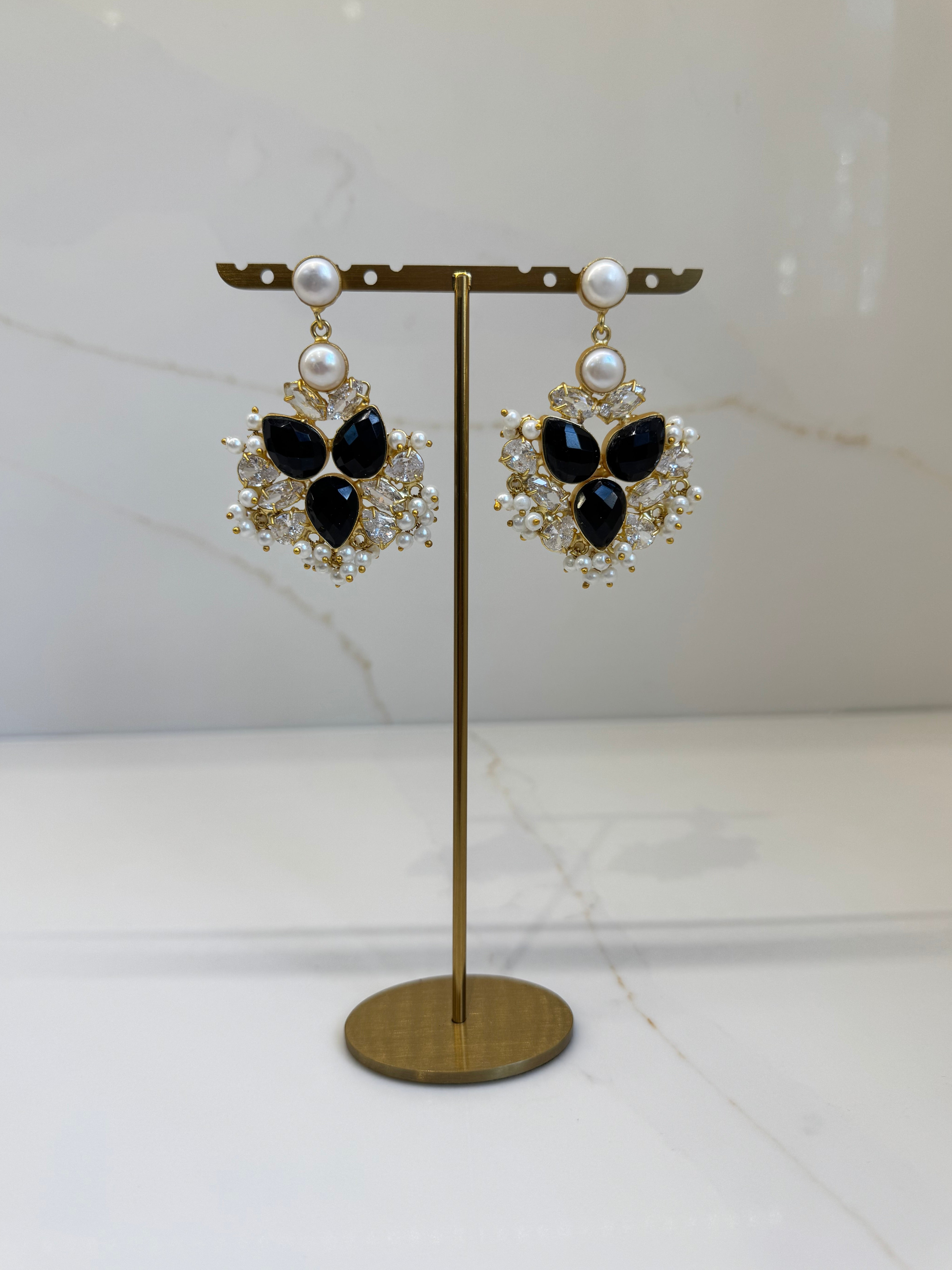 Black Gulbahar Earrings
