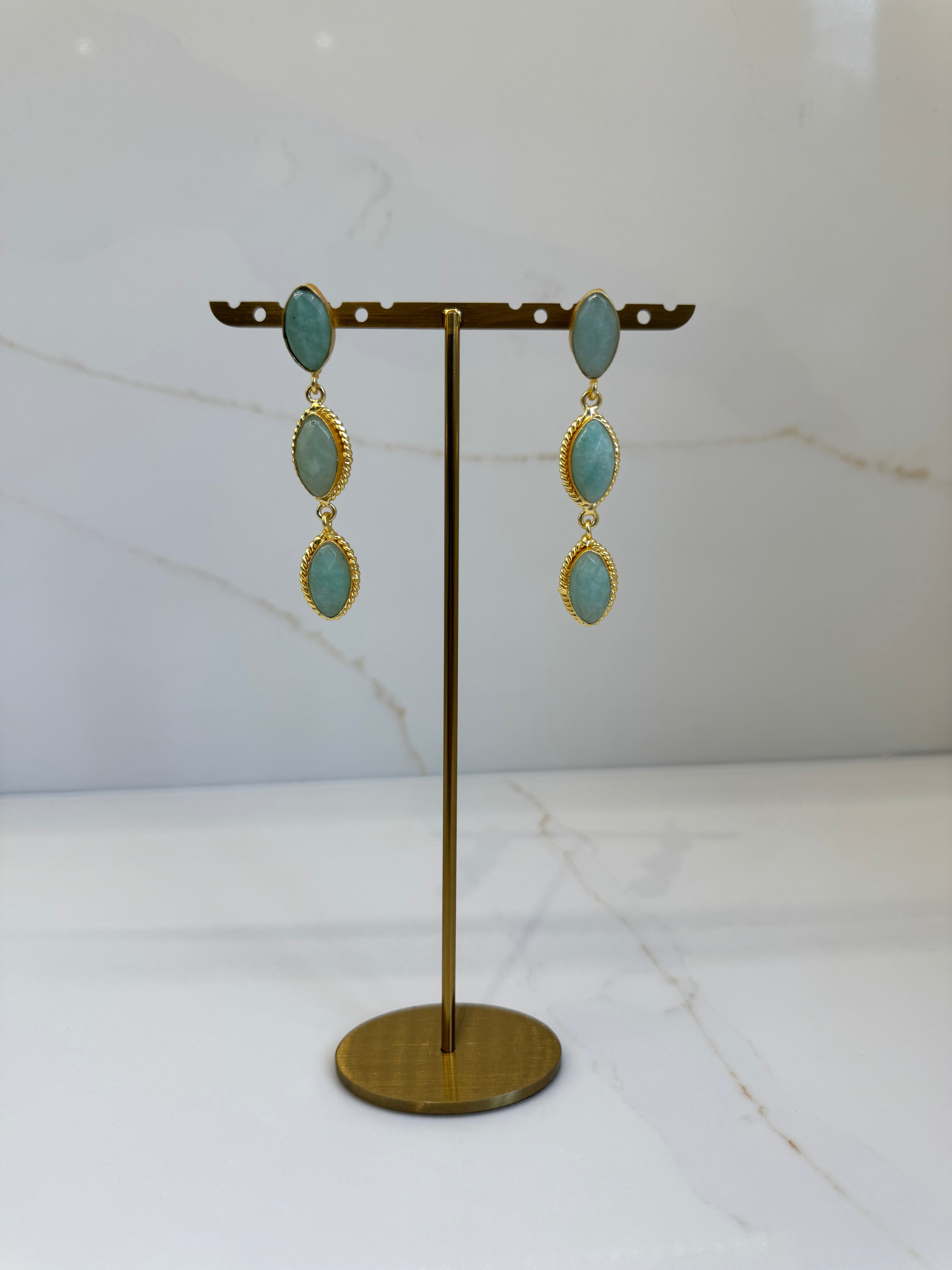 Firoza drop earrings