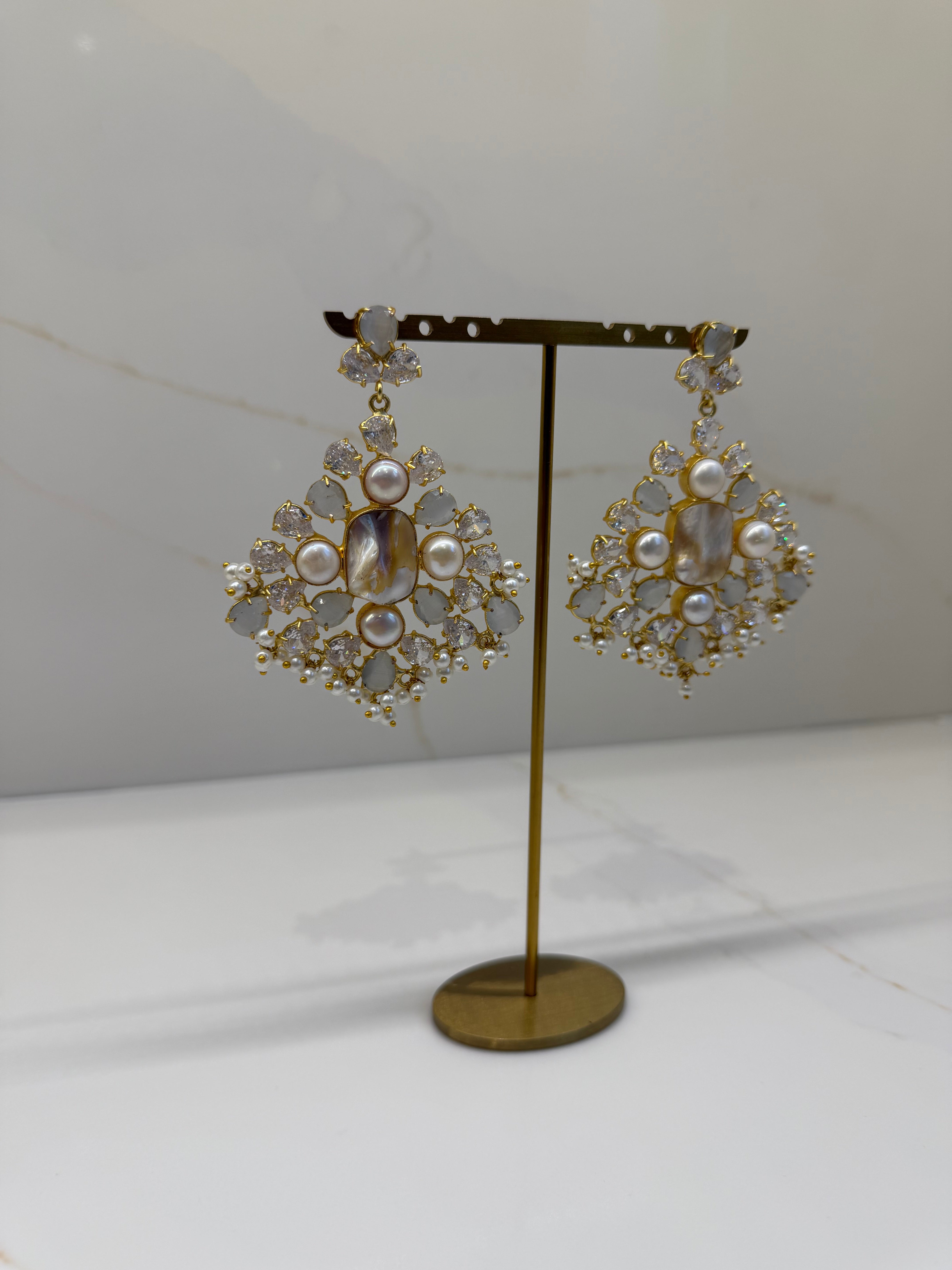 Malika-e-durr drop earrings
