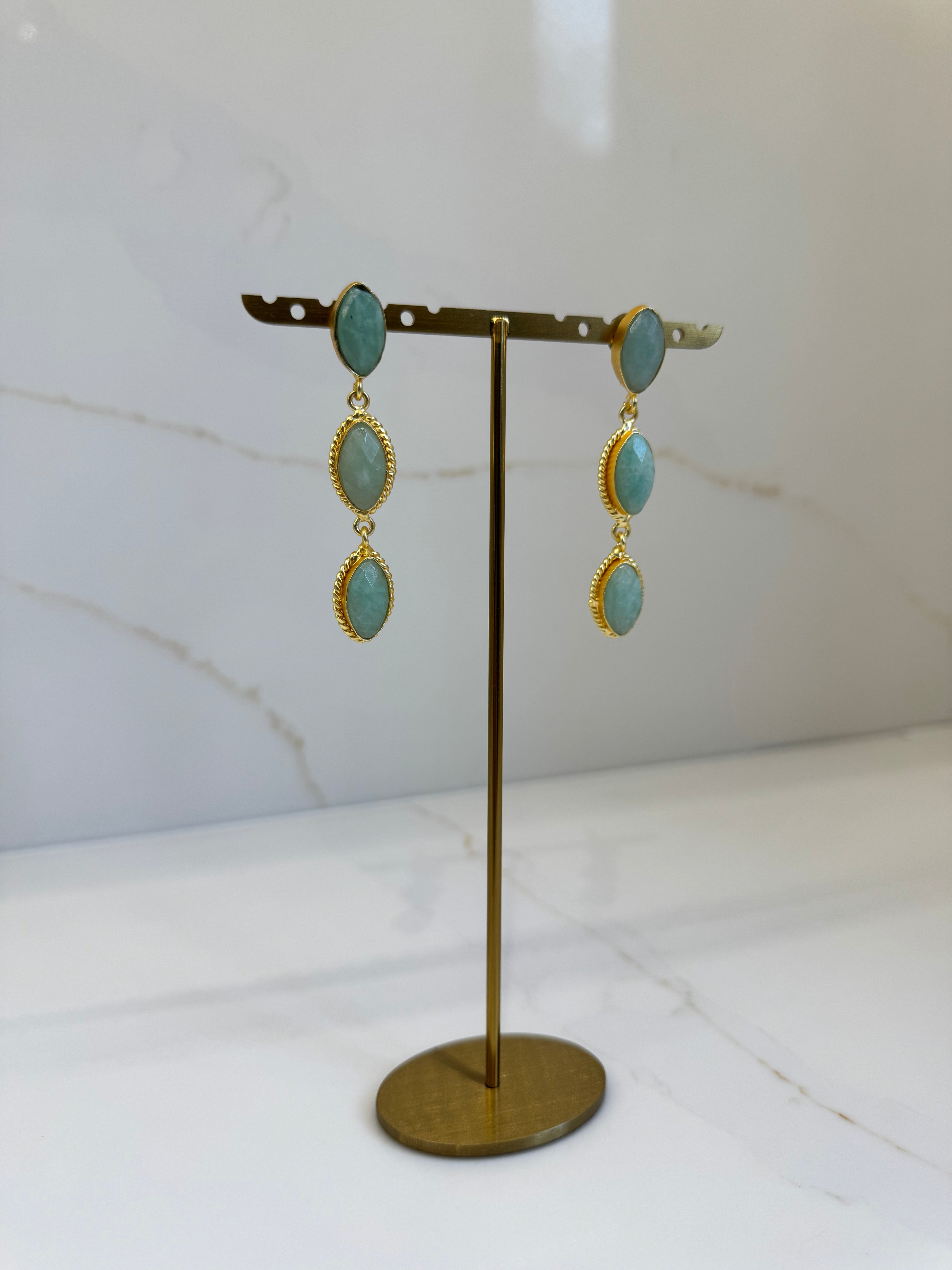 Firoza drop earrings