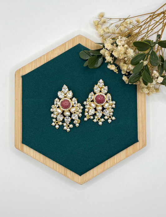 Ruby Pink Pearl Drops