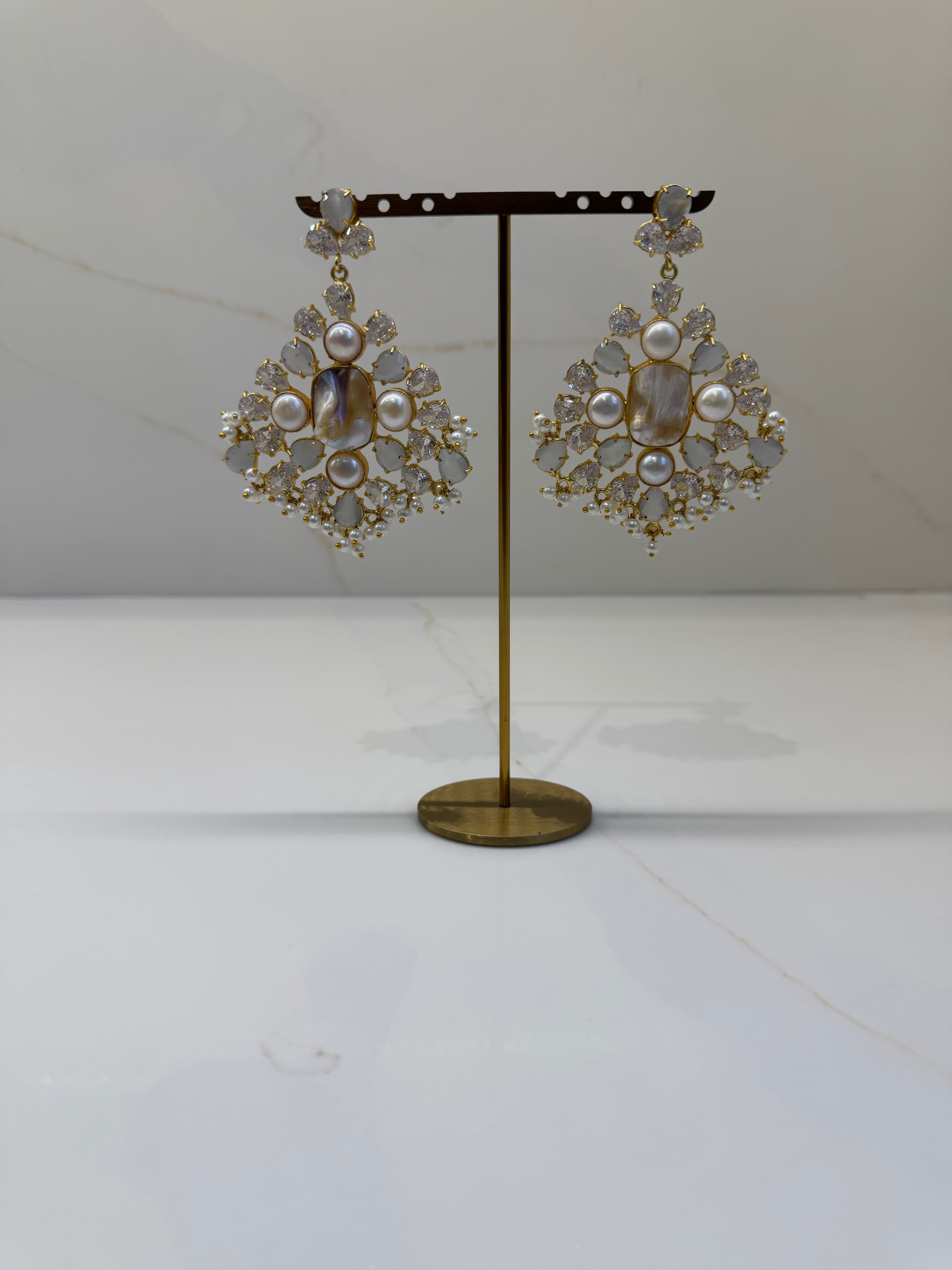 Malika-e-durr drop earrings