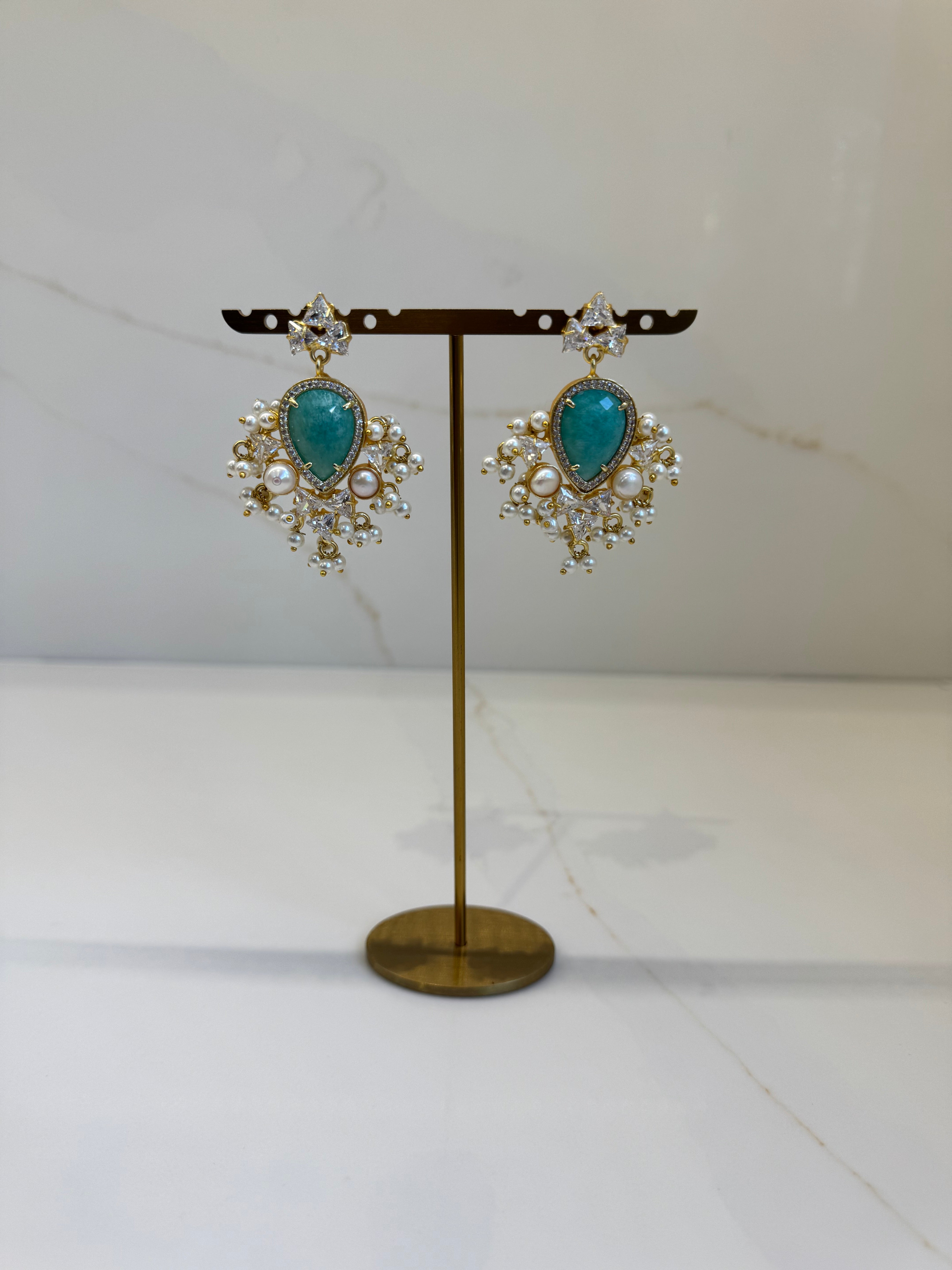 Soft Aqua Peardrops