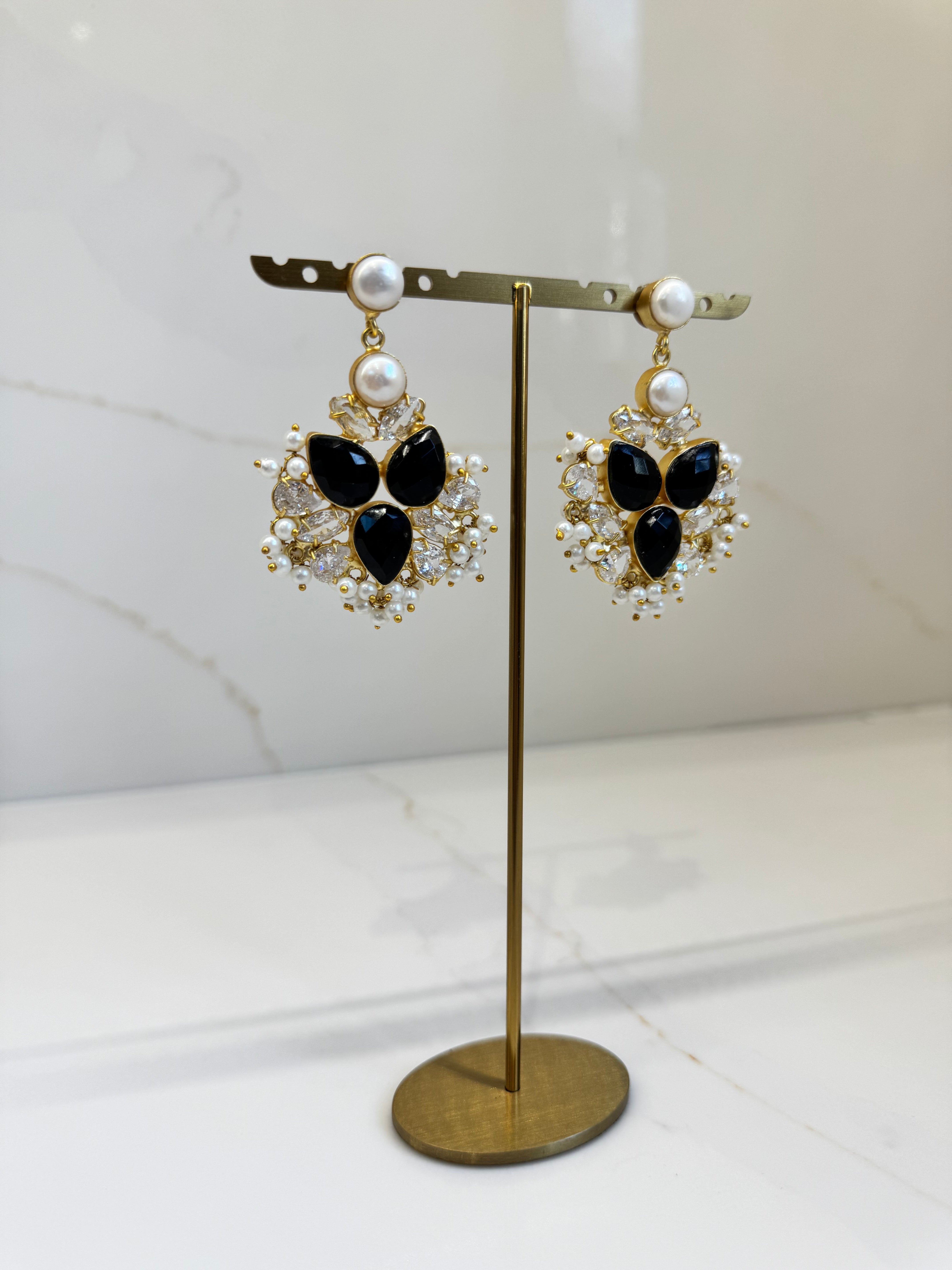 Black Gulbahar Earrings