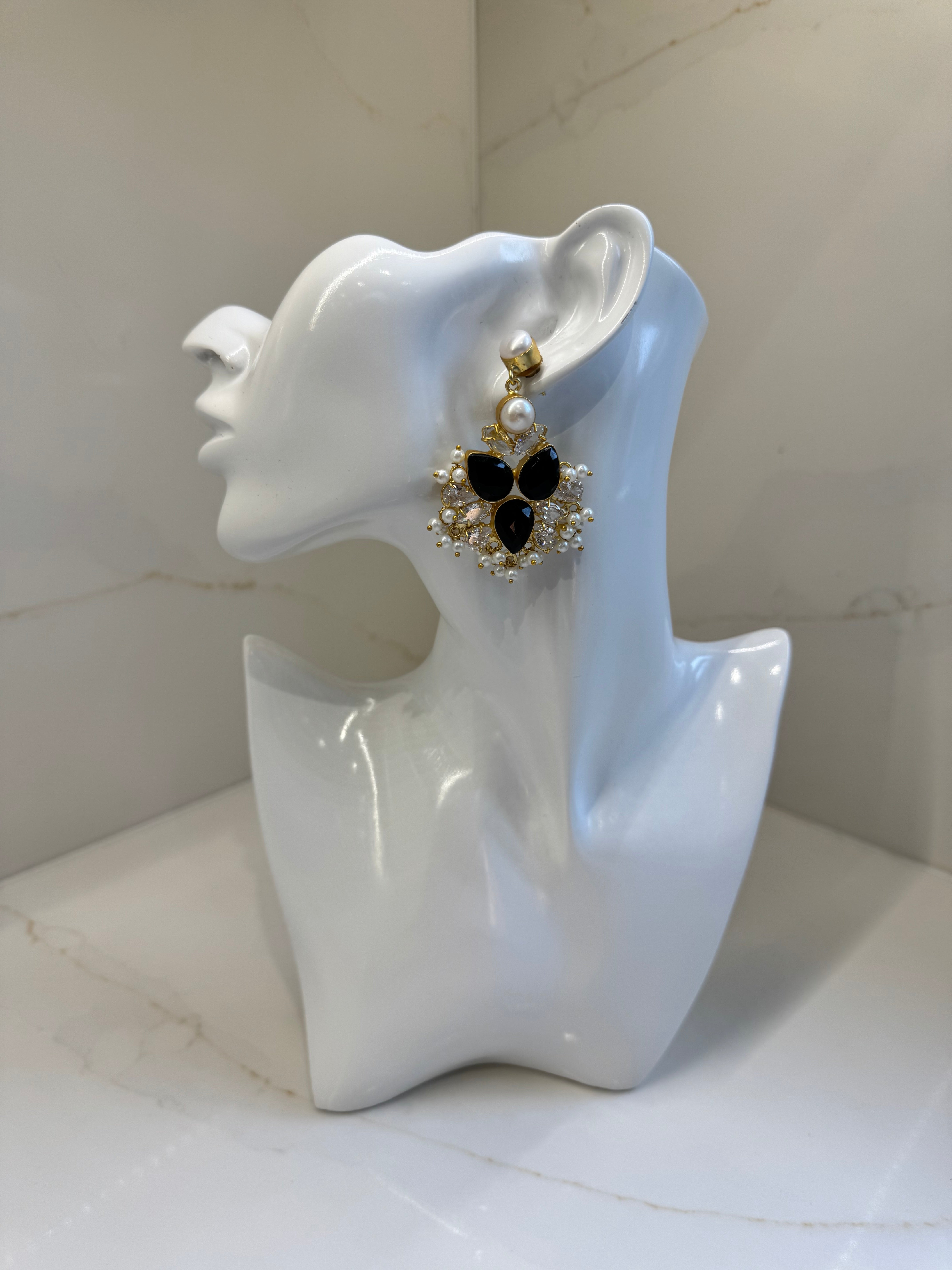 Black Gulbahar Earrings