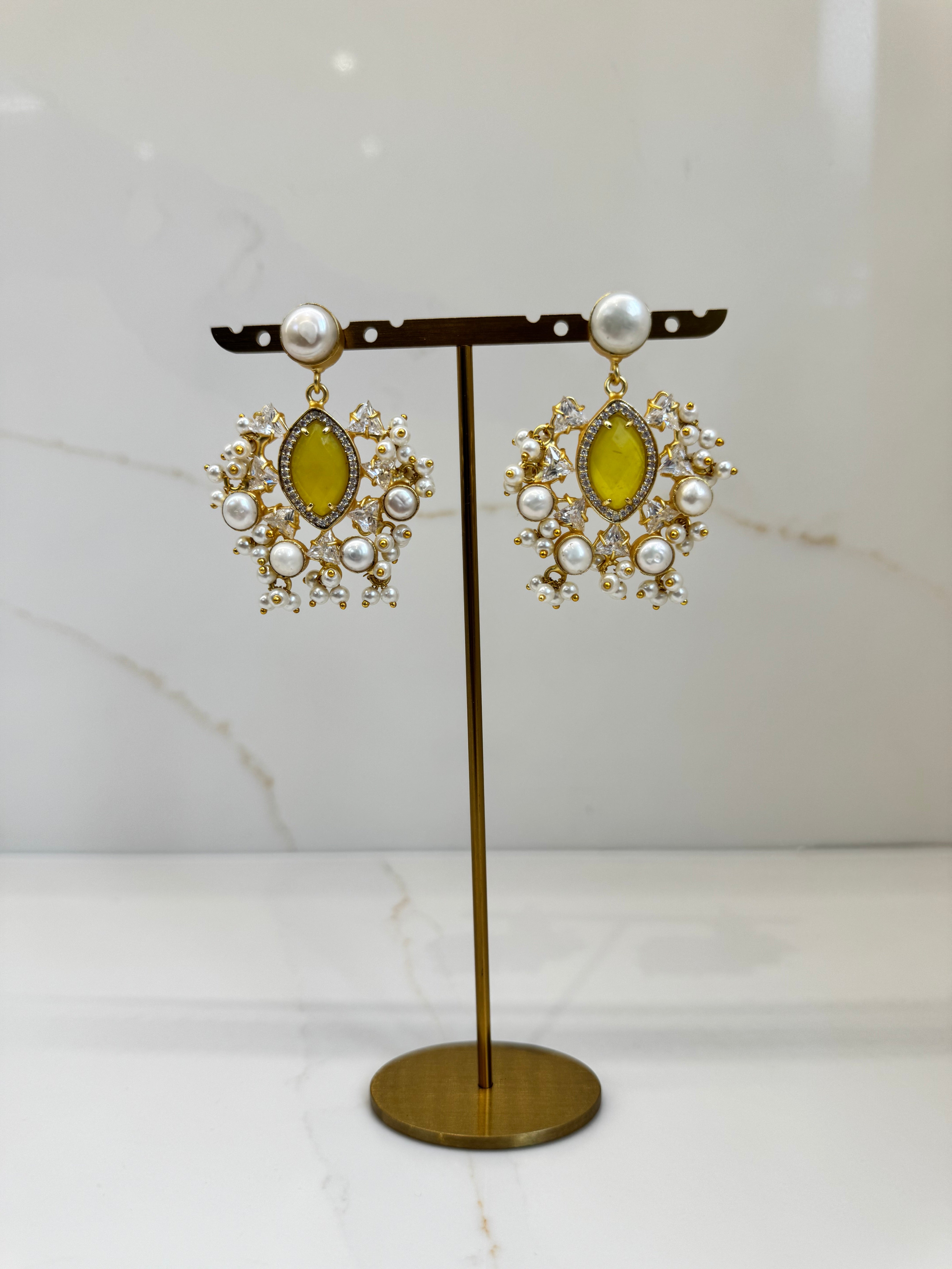 Chartreuse Yellow Pearls