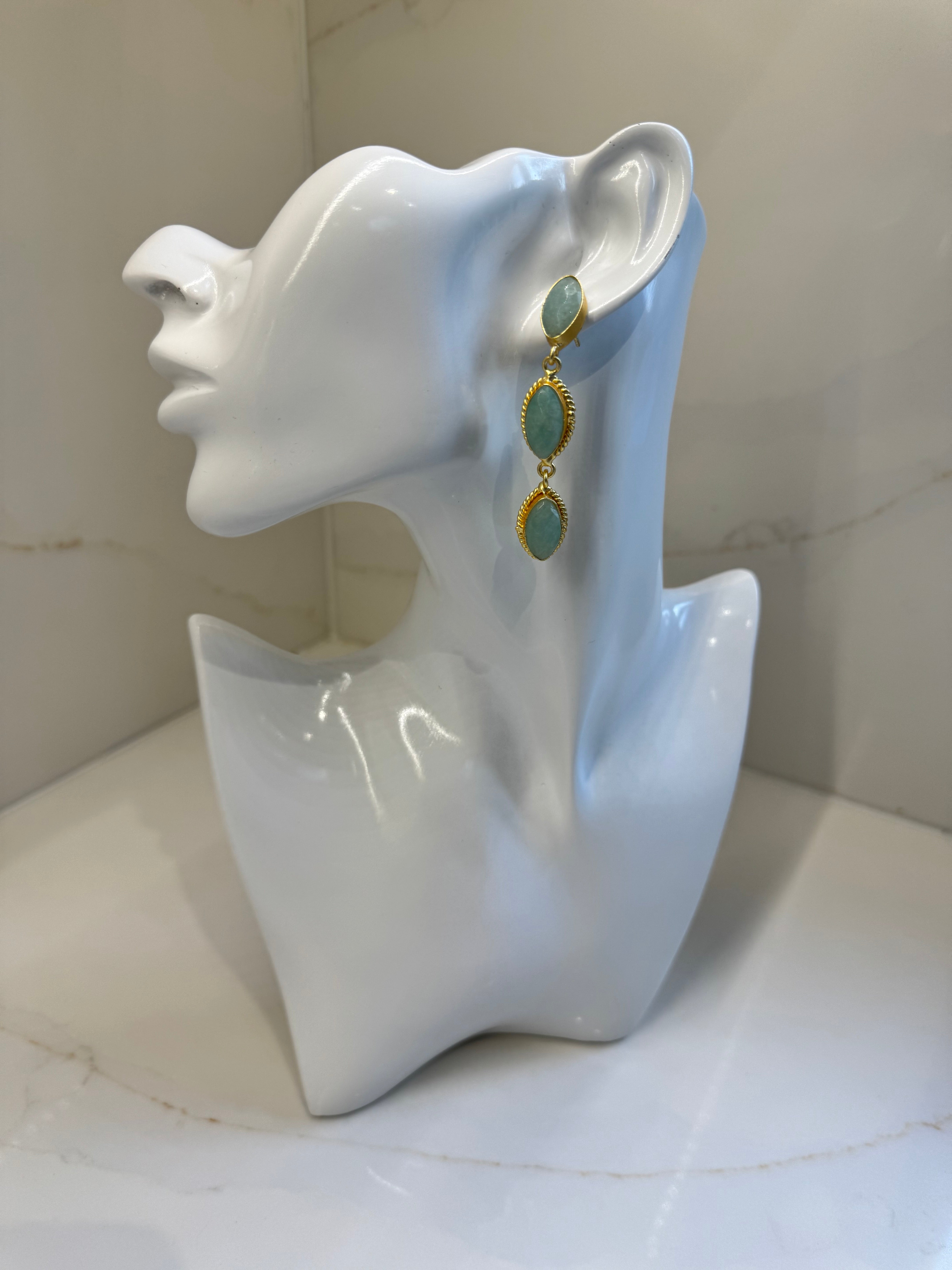 Firoza drop earrings